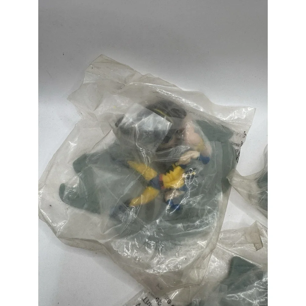 Marvel X-Men Hardees 1995 Lot of 3 Meal Toys (6 Figurines) New/Sealed Fast Ship